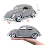 Bburago 1/18 Scale 1955 Volkswagen Kafer-Beetle Diecast Car Model for Collectors - Image 4